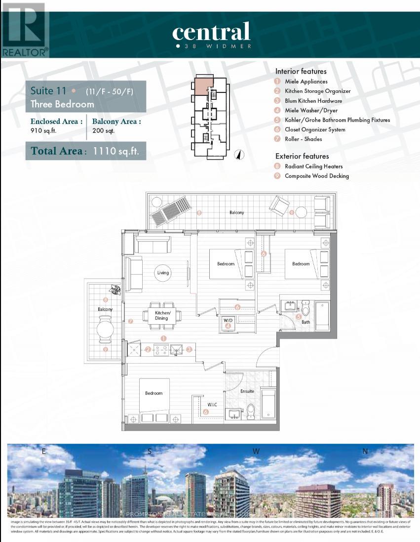 2611 - 38 Widmer Street, Toronto, Ontario  M5V 0P7 - Photo 11 - C12112666