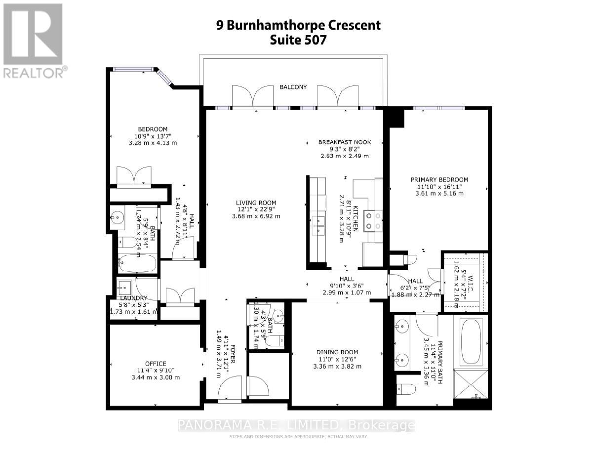 507 - 9 Burnhamthorpe Crescent, Toronto, Ontario  M9A 0A6 - Photo 31 - W12206171