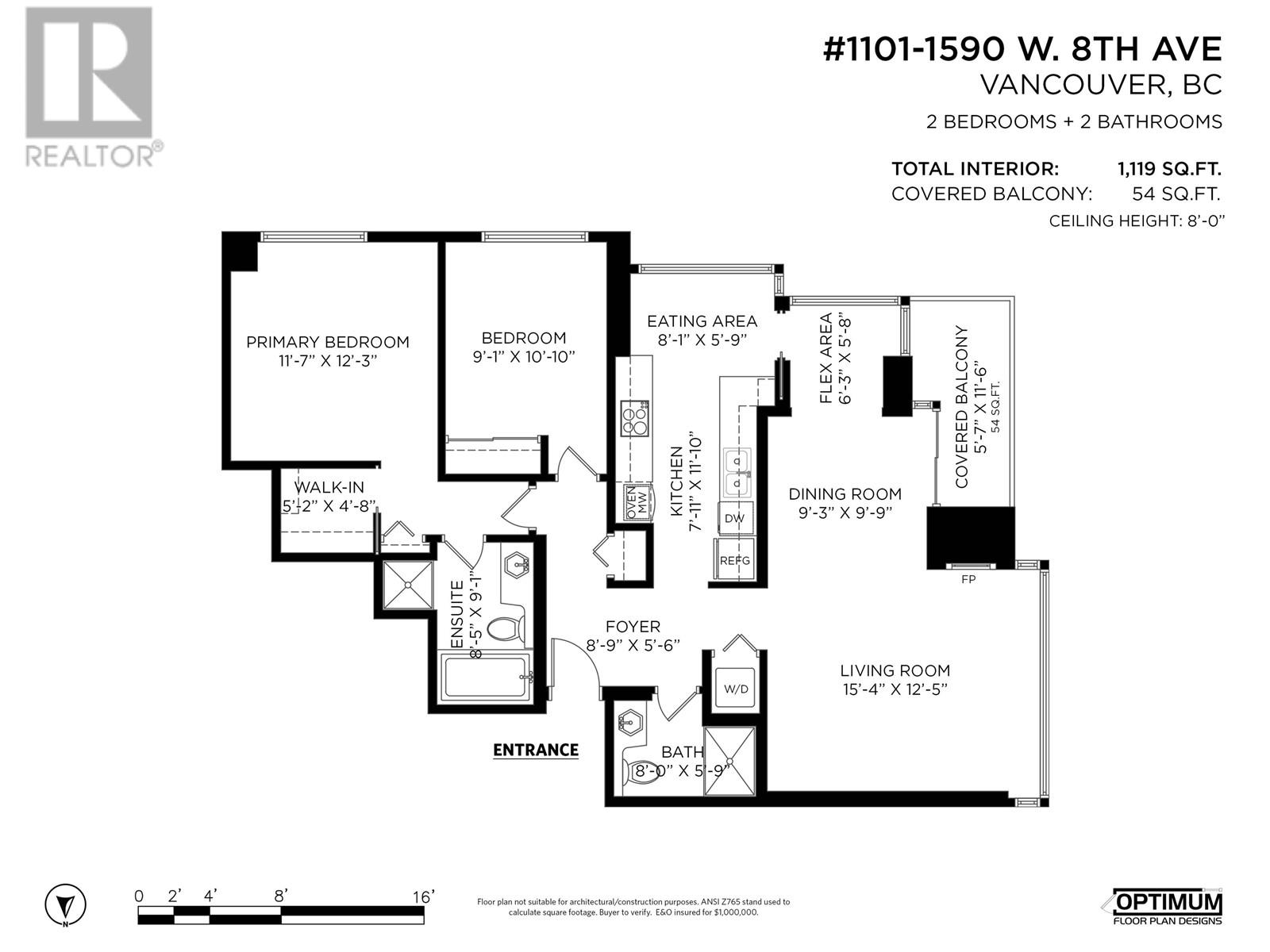 1101 1590 W 8th Avenue, Vancouver, British Columbia  V6J 4R8 - Photo 21 - R3013003