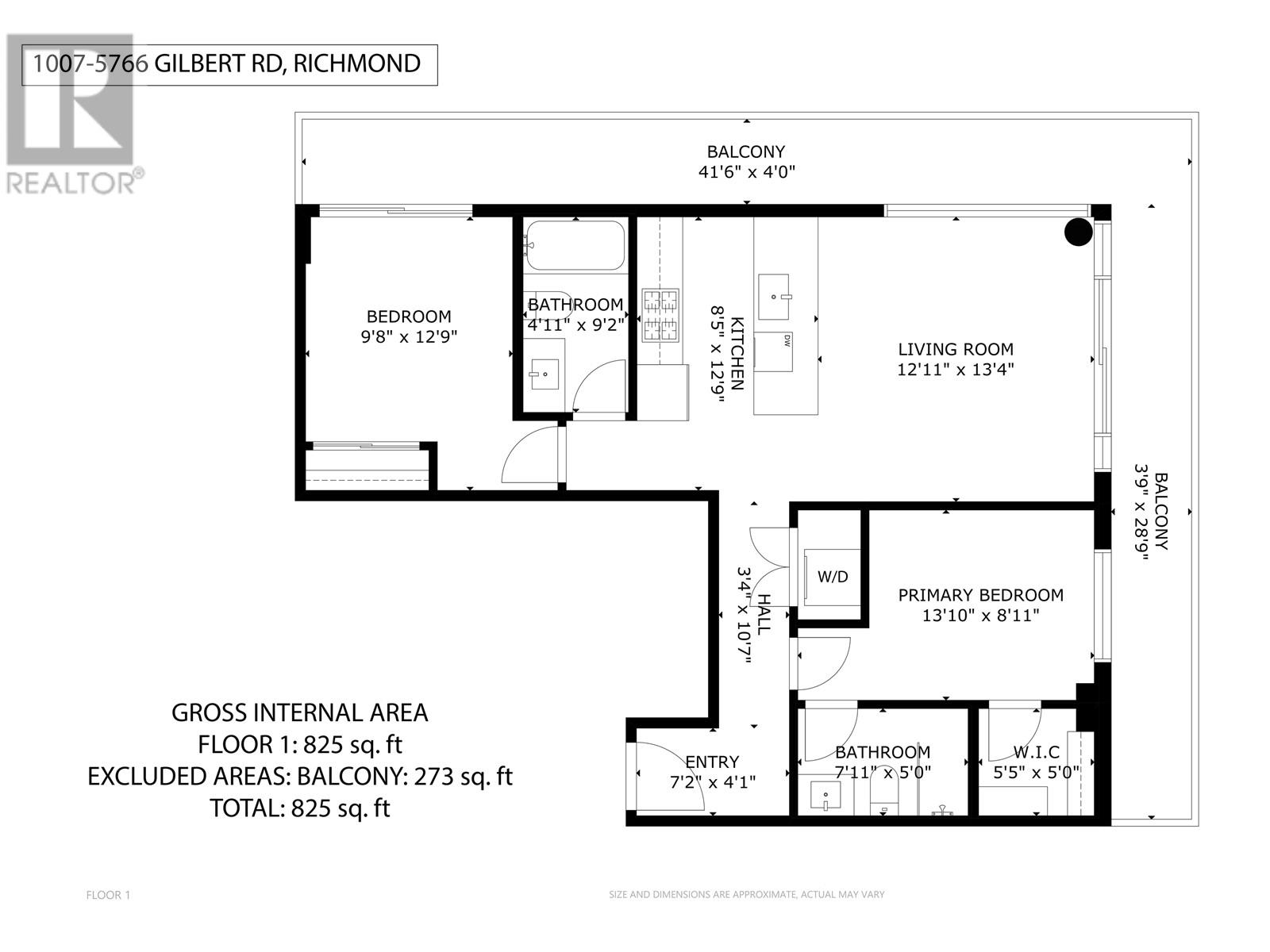 1007 5766 Gilbert Road, Richmond, British Columbia  V6X 1B7 - Photo 2 - R3013011
