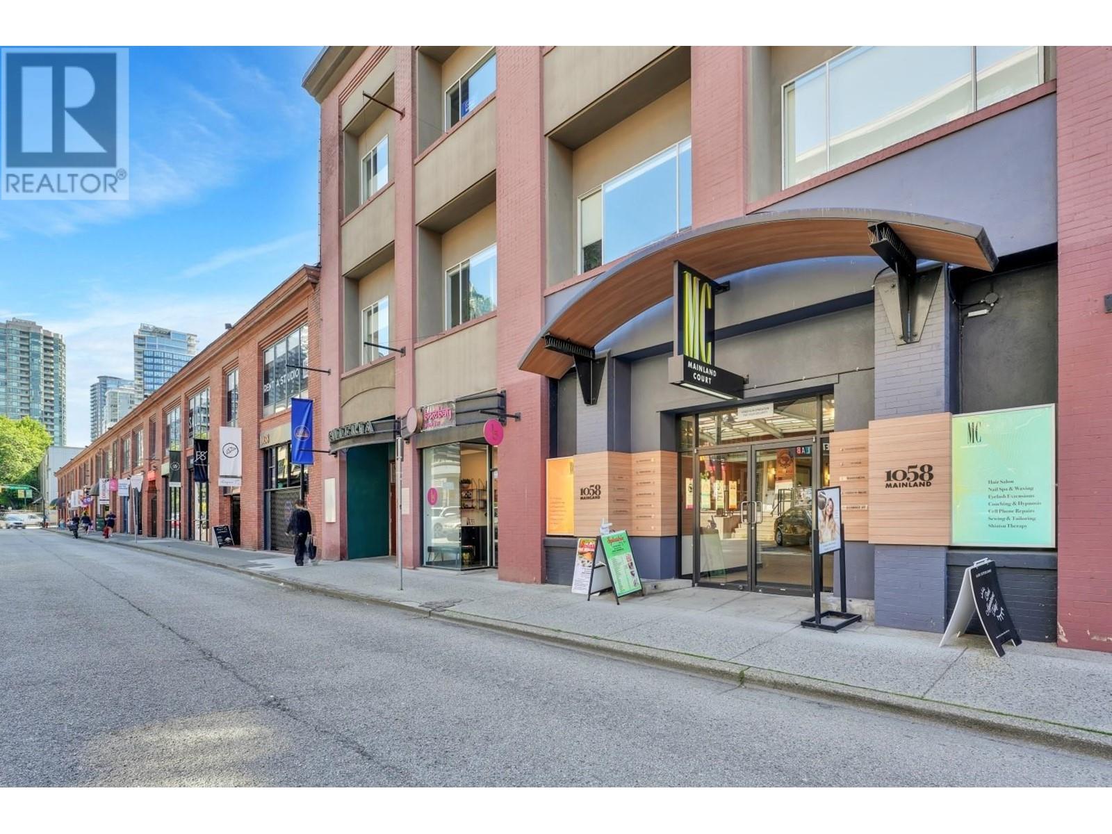 108 1058 MAINLAND STREET, Vancouver, British Columbia