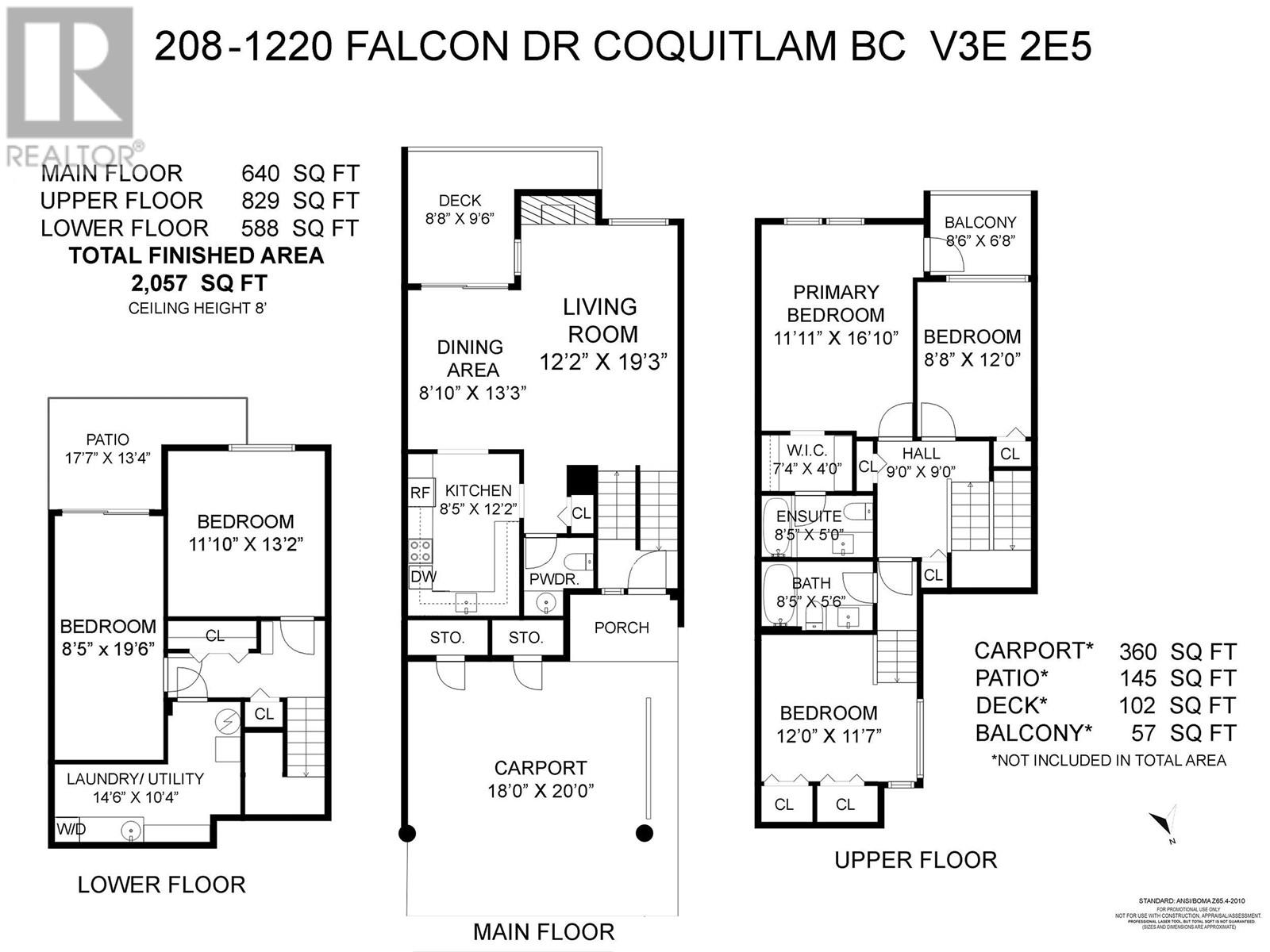 208 1220 Falcon Drive, Coquitlam, British Columbia  V3E 2E5 - Photo 37 - R3013321