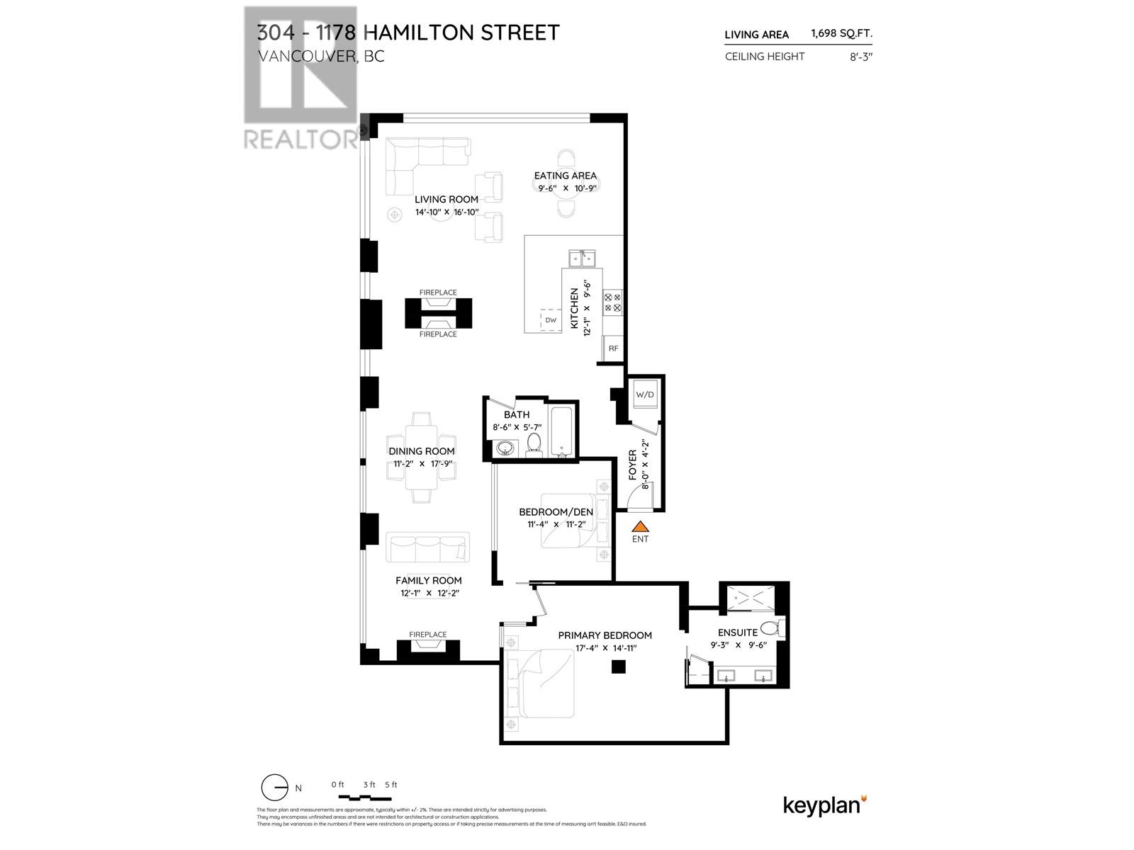 304 1178 Hamilton Street, Vancouver, British Columbia  V6B 2S2 - Photo 27 - R3013396