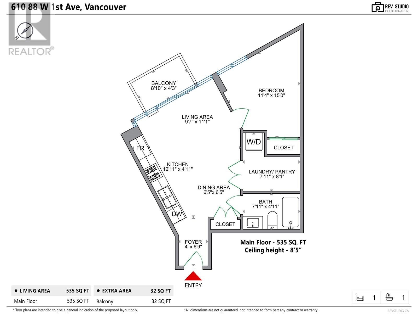 610 88 W 1st Avenue, Vancouver, British Columbia  V5Y 0K2 - Photo 20 - R3013483