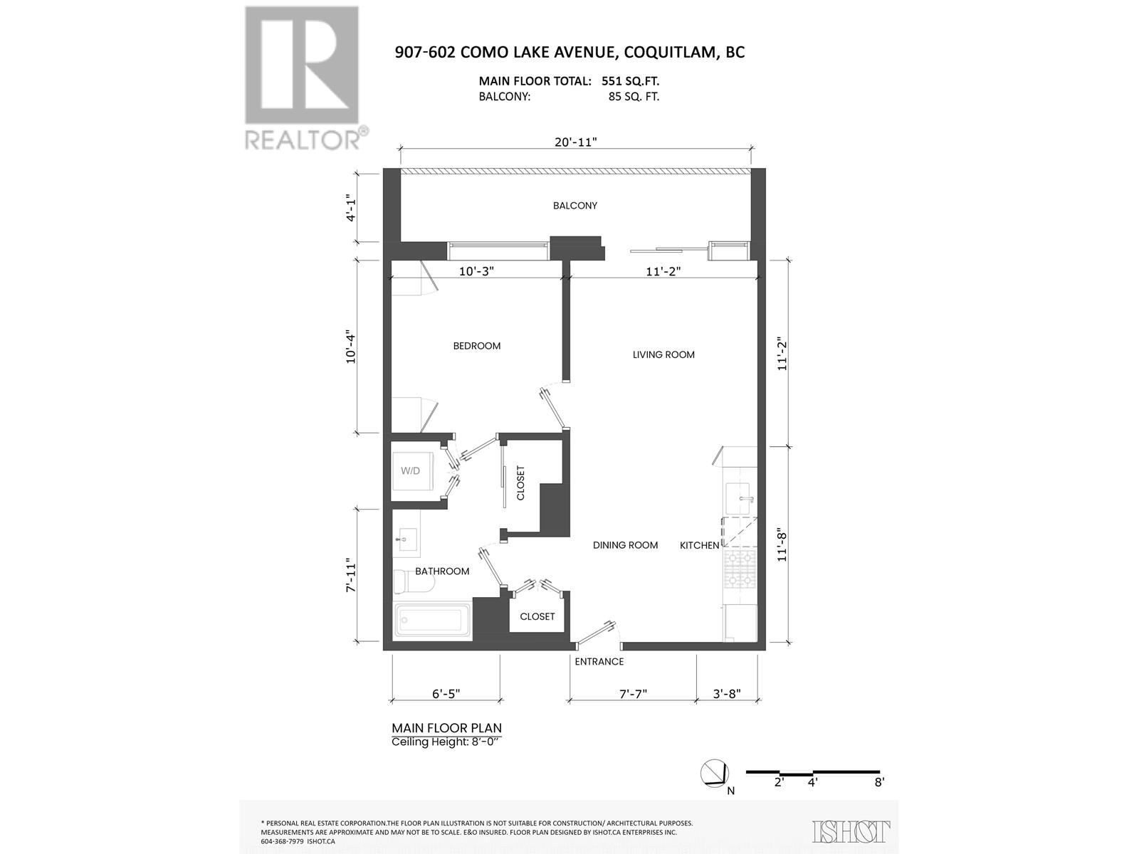 907 602 Como Lake Avenue, Coquitlam, British Columbia  V3J 0G2 - Photo 39 - R3013637