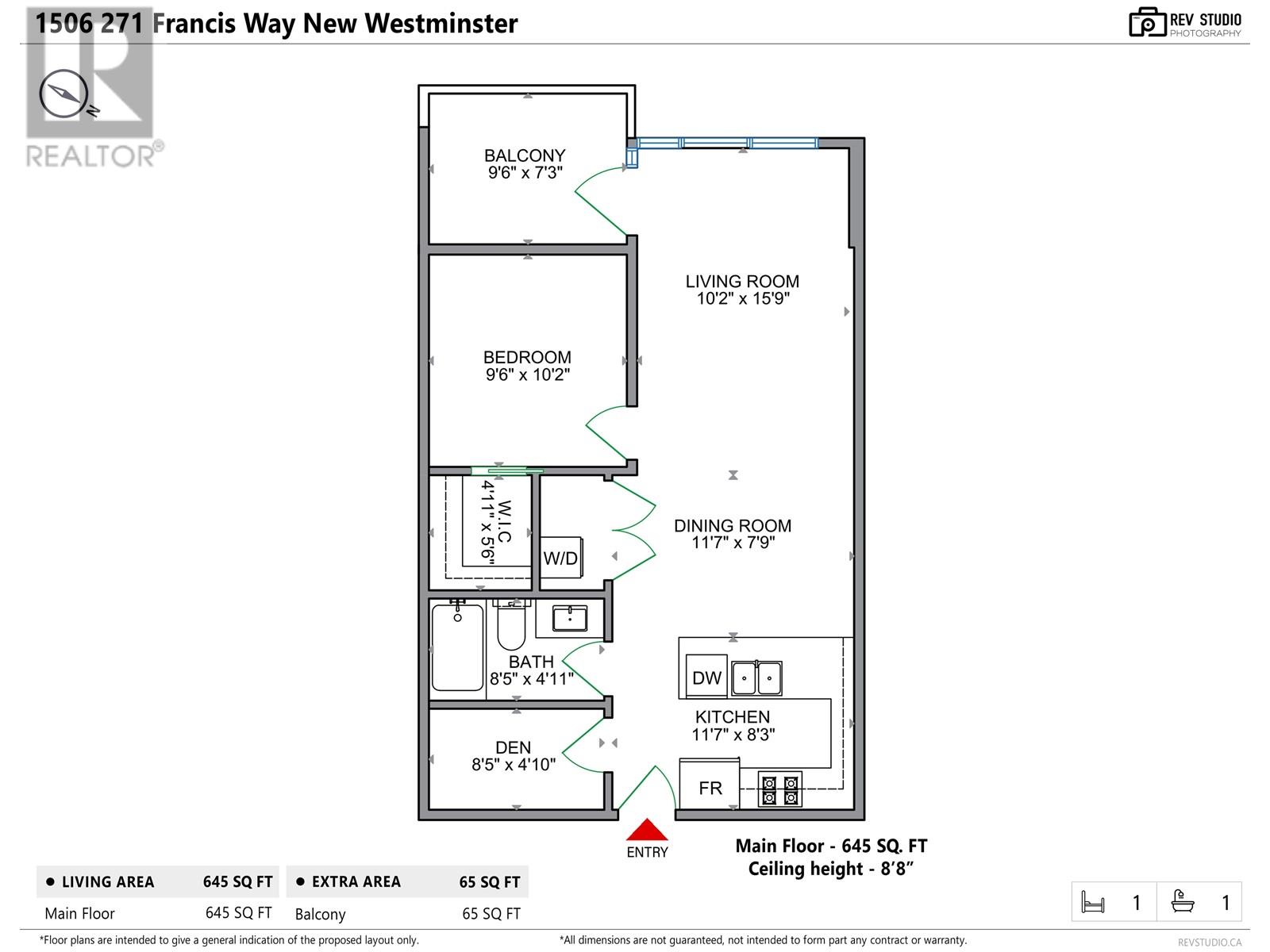 1506 271 Francis Way, New Westminster, British Columbia  V3L 0H2 - Photo 34 - R3013914