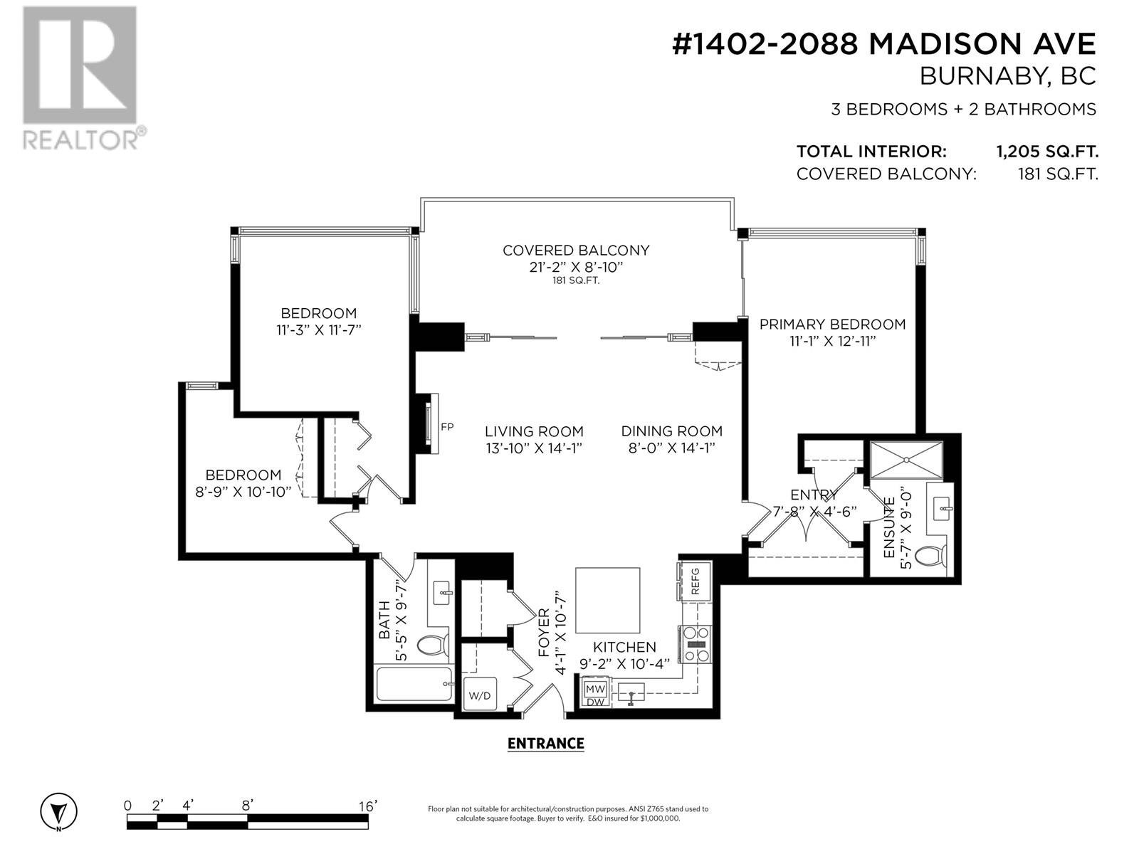 1402 2088 Madison Avenue, Burnaby, British Columbia  V5C 6T5 - Photo 30 - R3014124