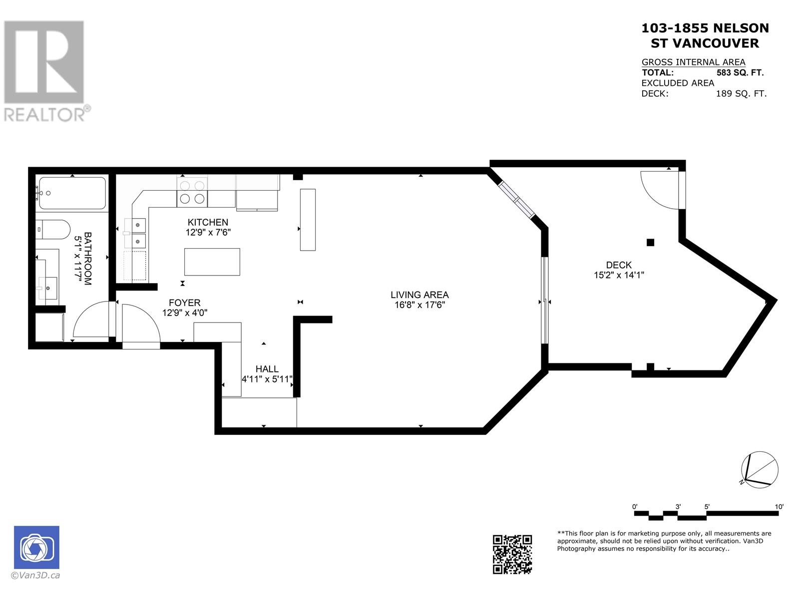 103 1855 Nelson Street, Vancouver, British Columbia  V6G 1M9 - Photo 23 - R2989307