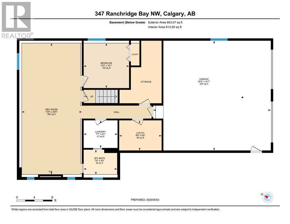 347 Ranchridge Bay Nw, Calgary, Alberta  T3G 1V5 - Photo 21 - A2225645