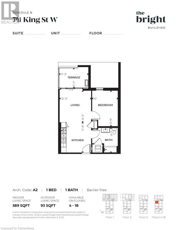 741 King Street W Unit# 1805, Kitchener, Ontario  N2G 0E9 - Photo 23 - 40740111