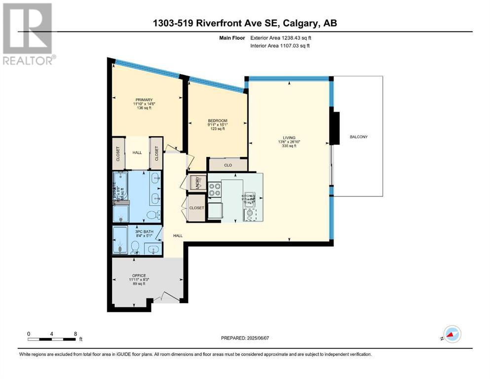 1303, 519 Riverfront Avenue Se, Calgary, Alberta  T2G 1K6 - Photo 44 - A2229982