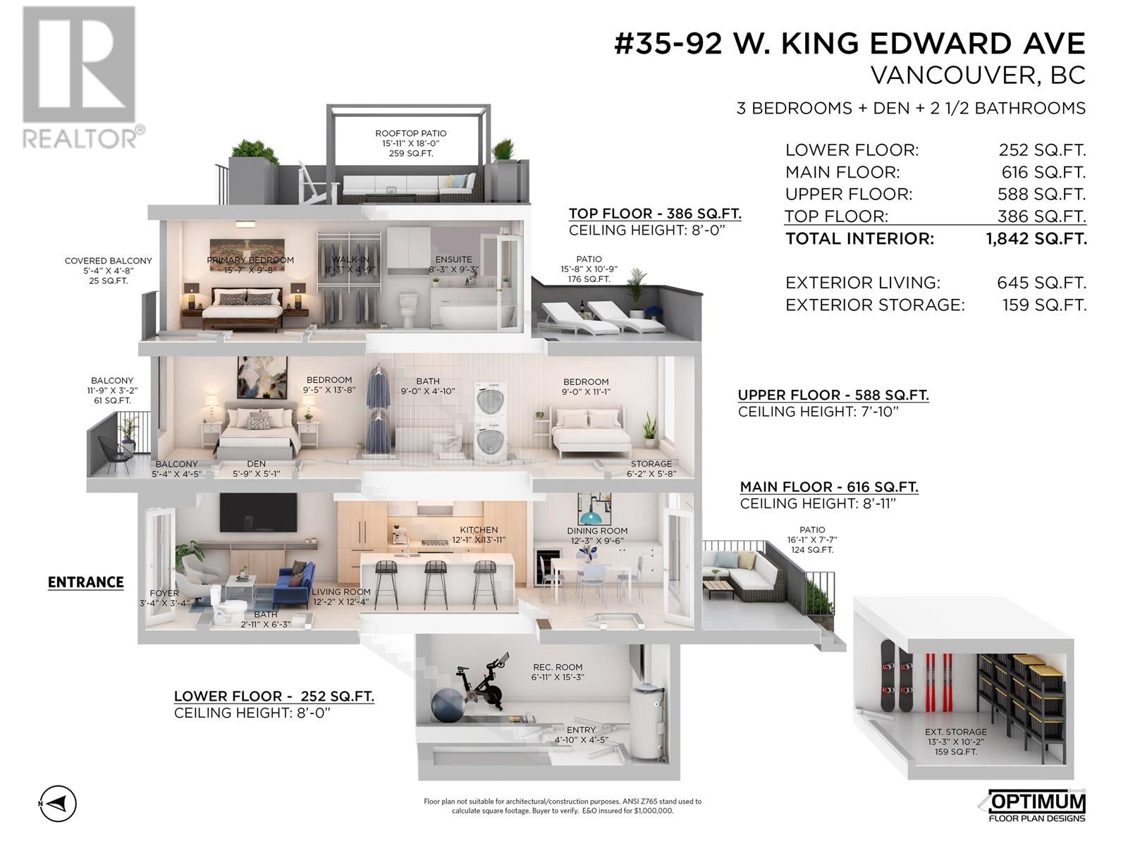 35 92 W King Edward Avenue, Vancouver, British Columbia  V5Y 0N6 - Photo 39 - R3013913