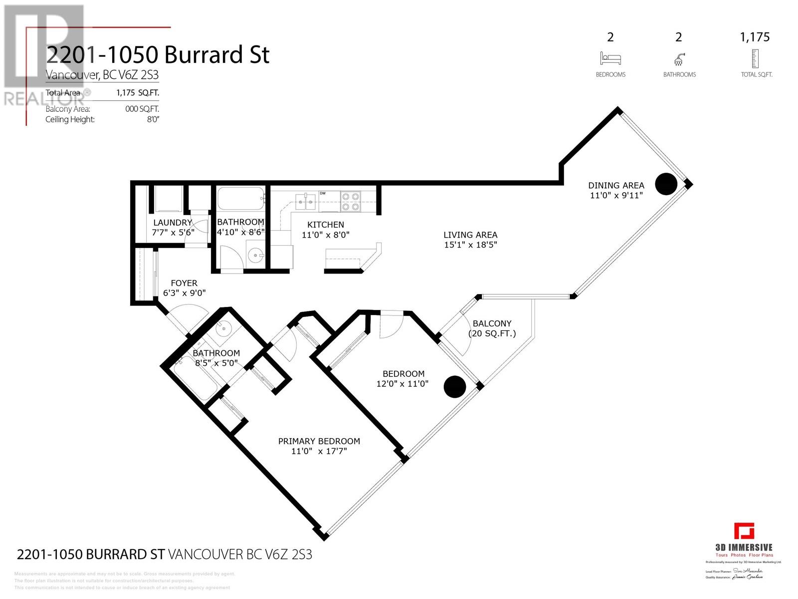 2201 1050 Burrard Street, Vancouver, British Columbia  V6Z 2S3 - Photo 36 - R3014503