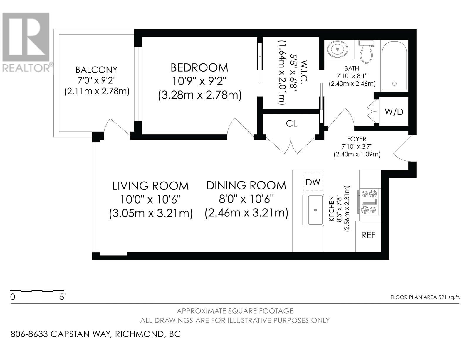 806 8633 Capstan Way, Richmond, British Columbia  V6X 0N5 - Photo 15 - R3013639