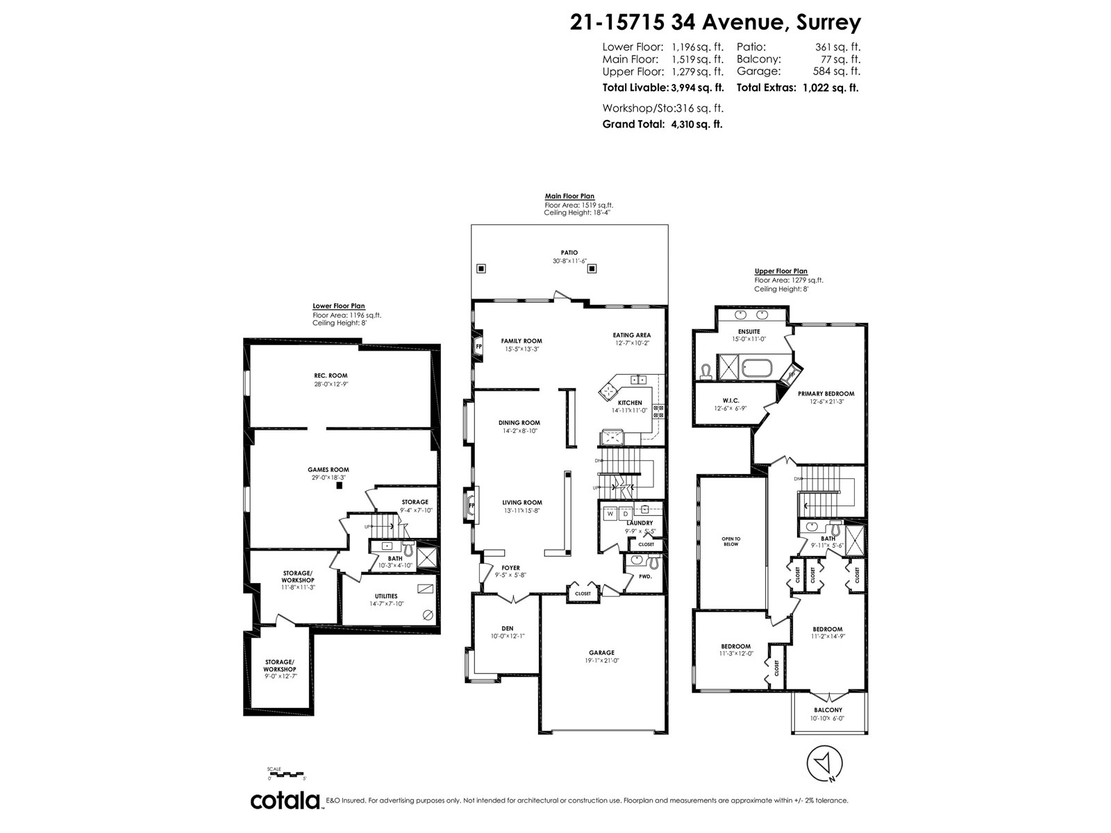 21 15715 34 Avenue, Surrey, British Columbia  V3Z 0J6 - Photo 40 - R3013049