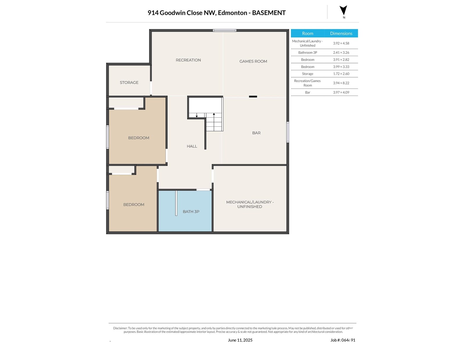 914 Goodwin Cl Nw, Edmonton, Alberta  T5T 6X8 - Photo 54 - E4441844
