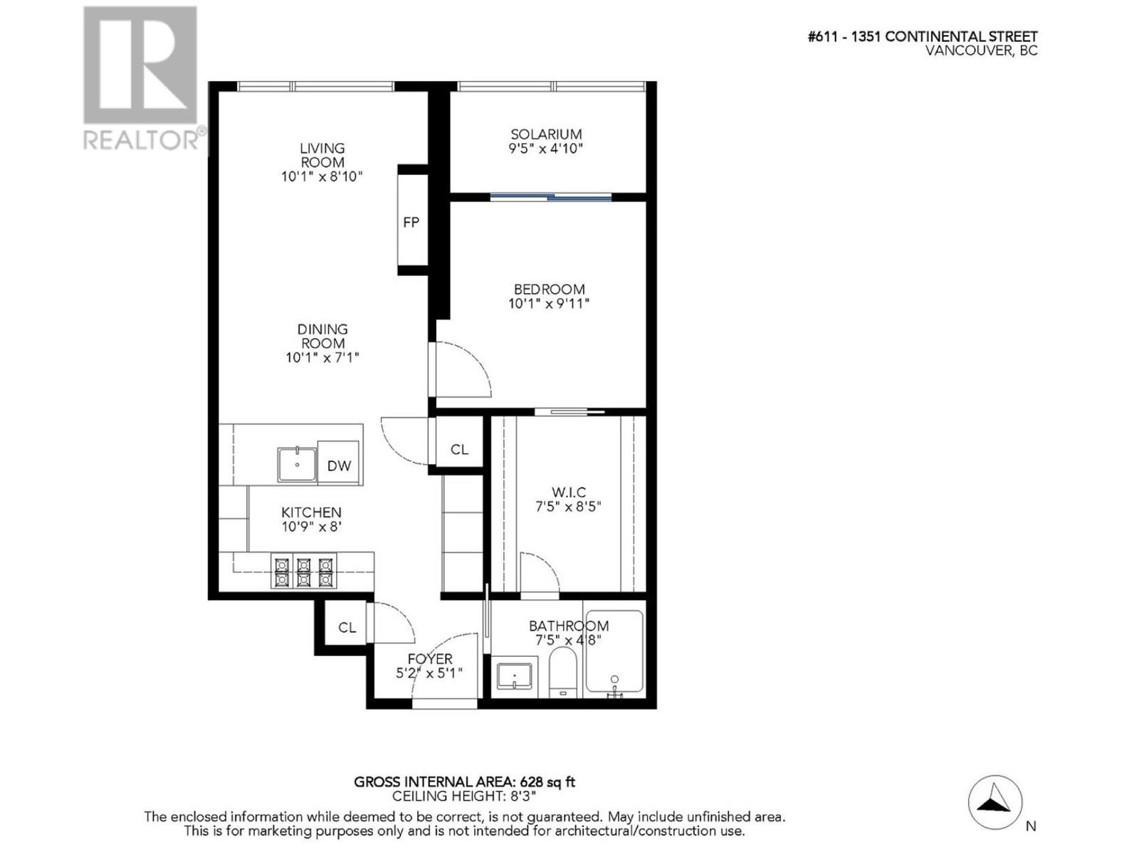 611 1351 Continental Street, Vancouver, British Columbia  V6Z 0C6 - Photo 27 - R3014726