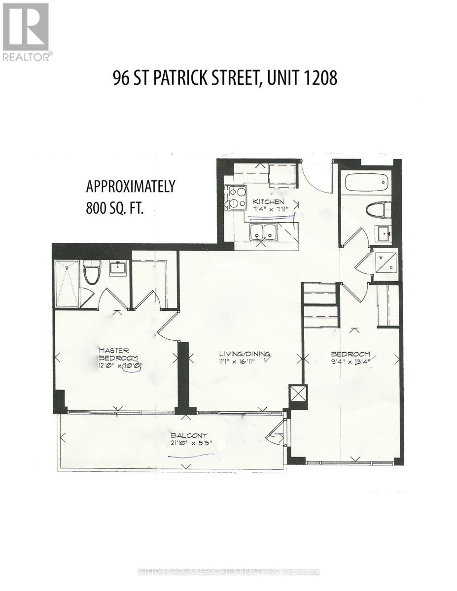 1208 - 96 St Patrick Street, Toronto, Ontario  M5T 1V2 - Photo 18 - C12215427
