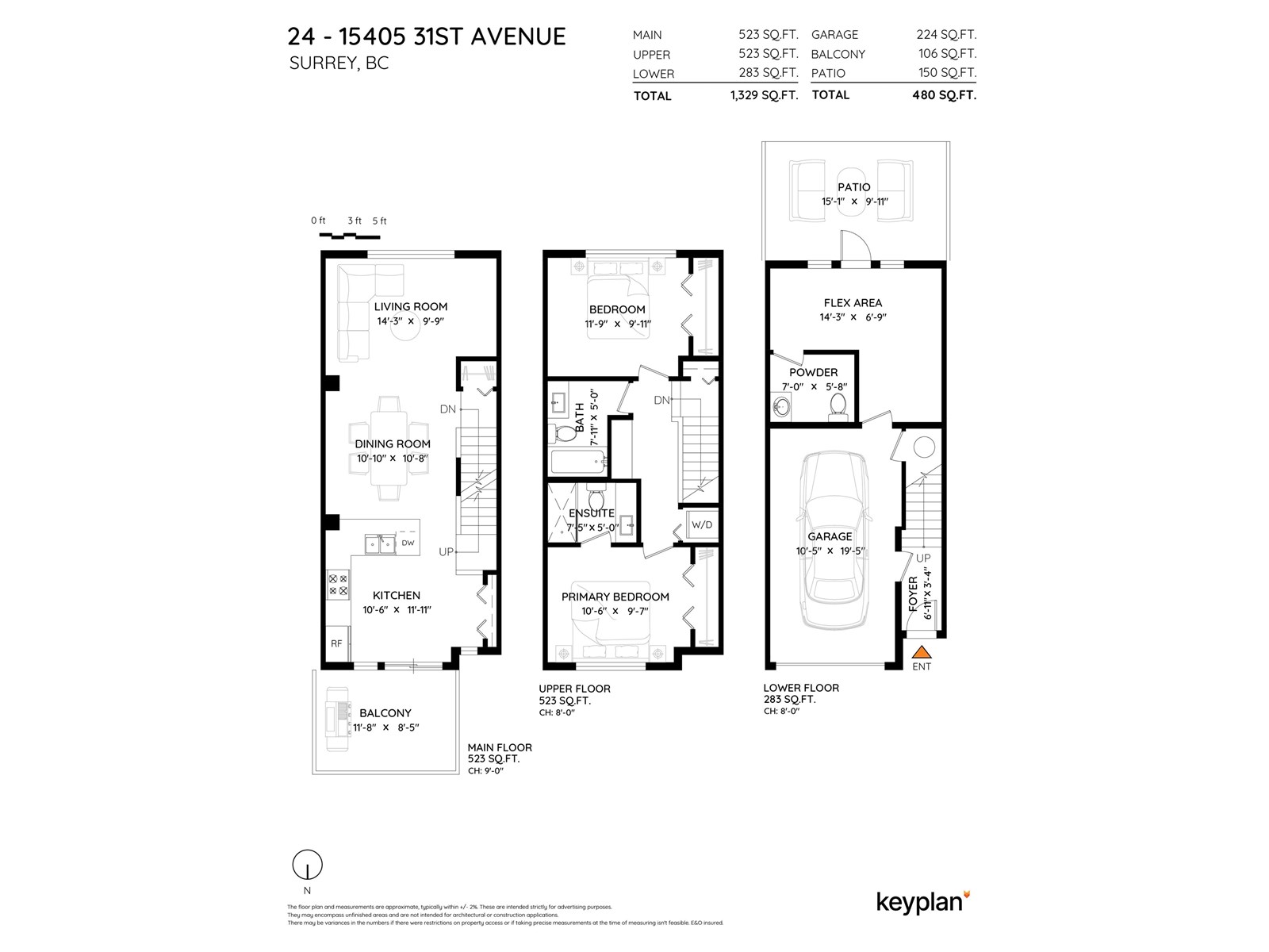 24 15405 31 Avenue, Surrey, British Columbia  V3Z 2W5 - Photo 40 - R3014512