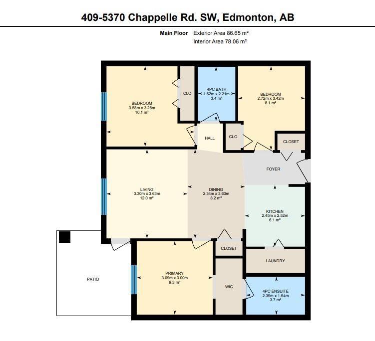 #409 5370 Chappelle Rd Sw, Edmonton, Alberta  T6W 3L5 - Photo 29 - E4442075