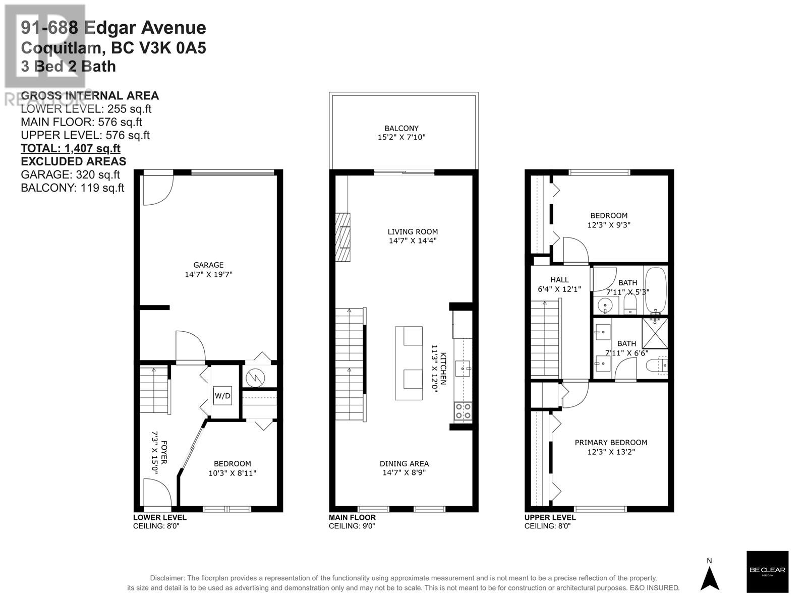 91 688 Edgar Avenue, Coquitlam, British Columbia  V3K 0A5 - Photo 7 - R3012957