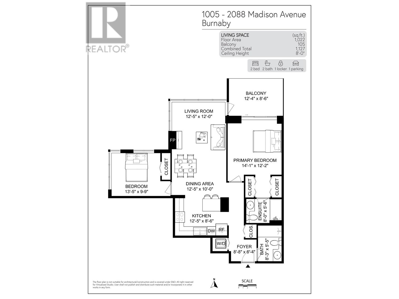 1005 2088 Madison Avenue, Burnaby, British Columbia  V5C 6T5 - Photo 29 - R3011774