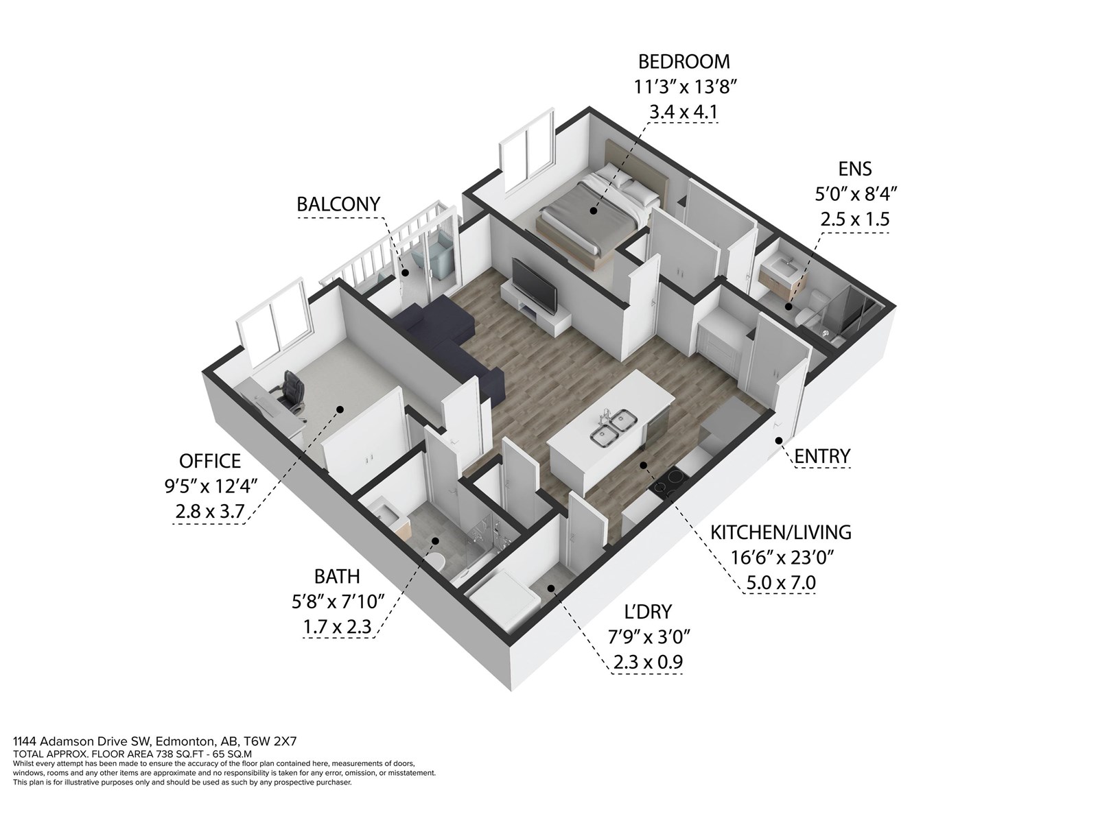 Property at #208 1144 Adamson DR SW SW image 3