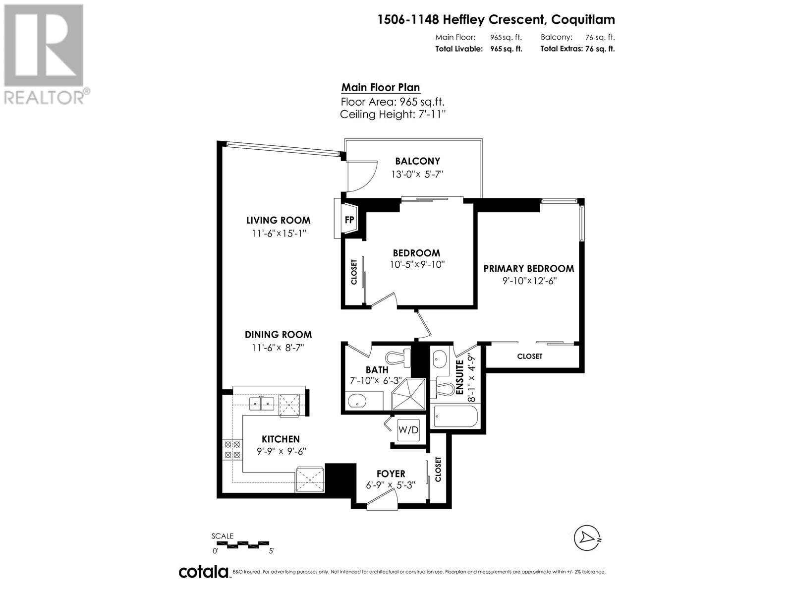 1506 1148 Heffley Crescent, Coquitlam, British Columbia  V3B 8A6 - Photo 40 - R3014562