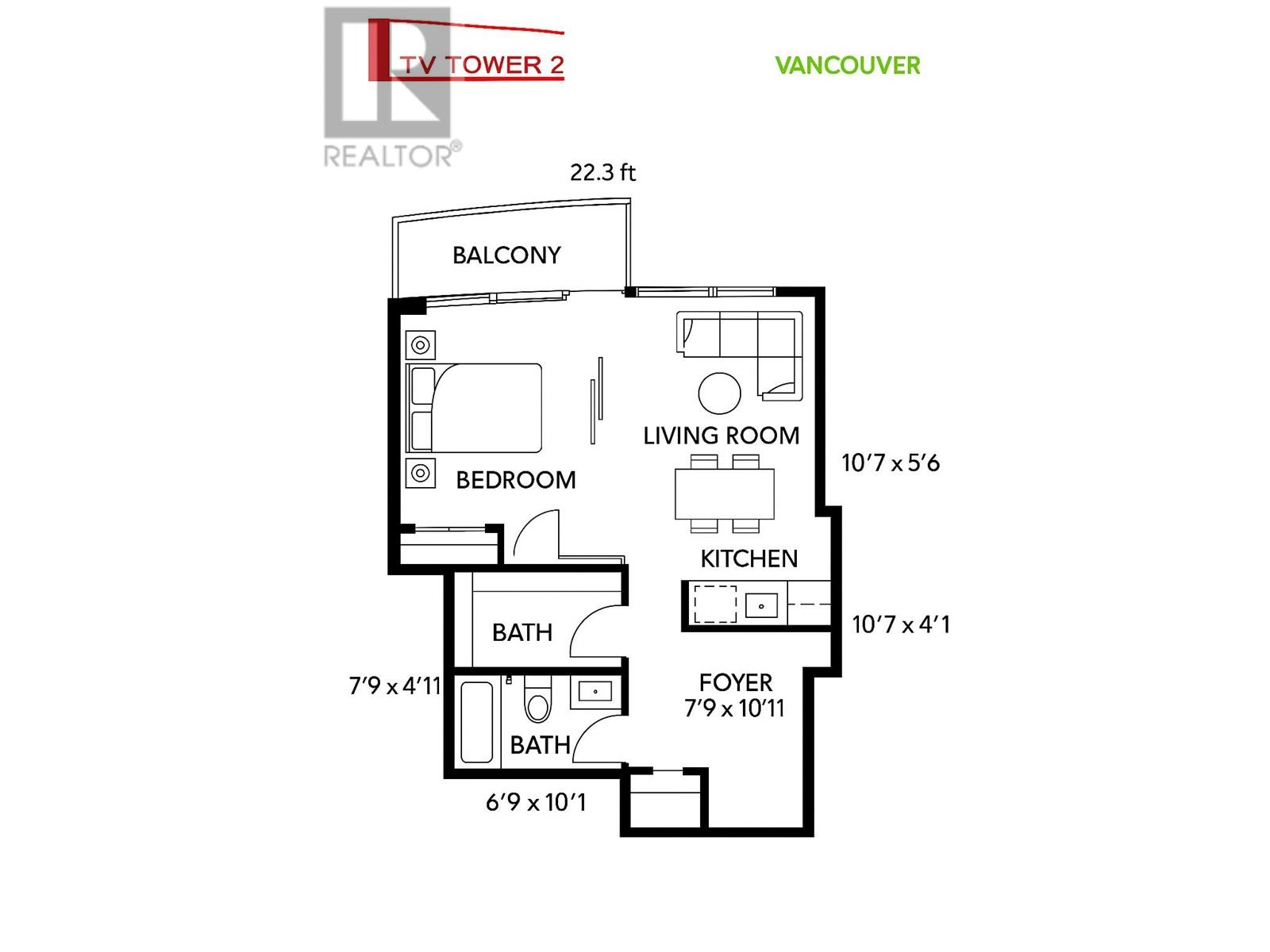 1801 233 Robson Street, Vancouver, British Columbia  V6B 0E8 - Photo 2 - R3016401