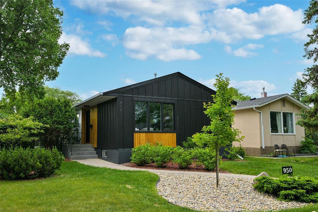 950 Beaverbrook Street Winnipeg, Manitoba 1D//Winnipeg/Offers Wed June 25. This beautifully updated 3+1 bedroom, 2 full bath bungalow in prime River Heights is the one you ve been waiting for! Bright west-facing living room with a sleek new electric fireplace, and original hardwoods refinished in a fresh whitewashed tone timeless meets modern. The brand new kitchen features a clean layout, all new appliances (included) and built-in wine/coffee bar. The main floor is tied together with stylish, on-trend light fixtures that elevate every space. The finished lower level adds a cozy rec room, full bath, and bonus bedroom (non-egress window). Loads of storage space available in basement utility room. New Hardie board exterior, double garage, and a backyard made for summer, with a dreamy screened-in gazebo and beautifully landscaped yard. Walk to parks, great schools, RehFit Center, Pan Am Pool, and neighbourhood gems like La Grotta and Sweet Impressions. Fully updated and truly move-in ready just unpack, settle in, and enjoy. Don't miss your chance to live in one of Winnipeg's most-loved neighbourhoods, book your showing today! (id:48254)