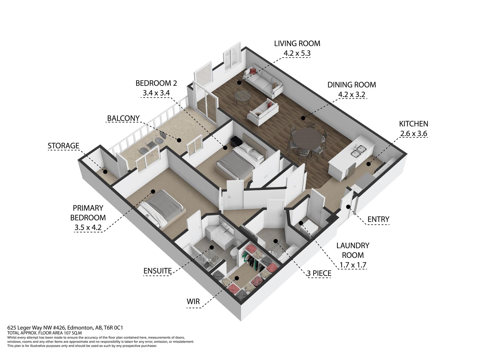 Property at #413 625 Leger WY NW NW image 3