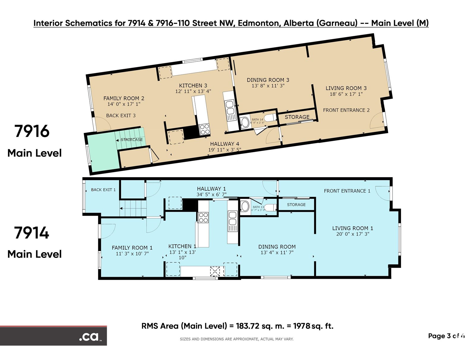 7914 & 7916 110 St Nw, Edmonton, Alberta  T6G 1G4 - Photo 3 - E4443859