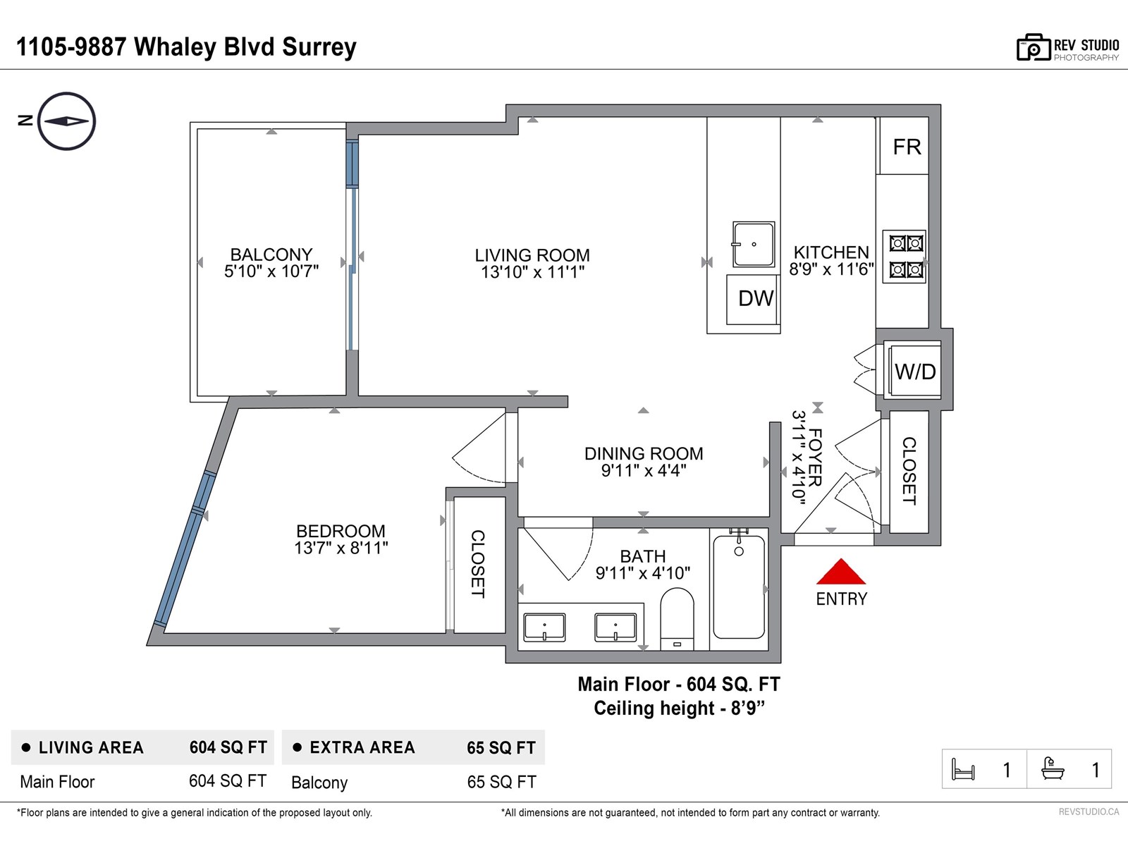 1105 9887 Whalley Boulevard, Surrey, British Columbia  V3T 0P4 - Photo 22 - R3019084
