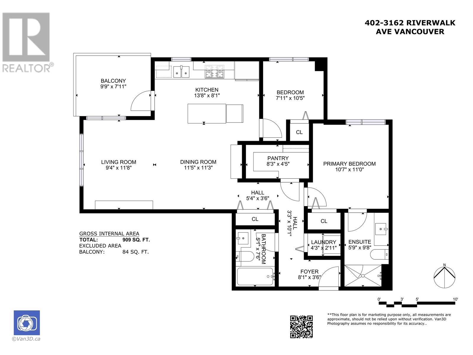 402 3162 Riverwalk Avenue, Vancouver, British Columbia  V5S 0B7 - Photo 29 - R3010459