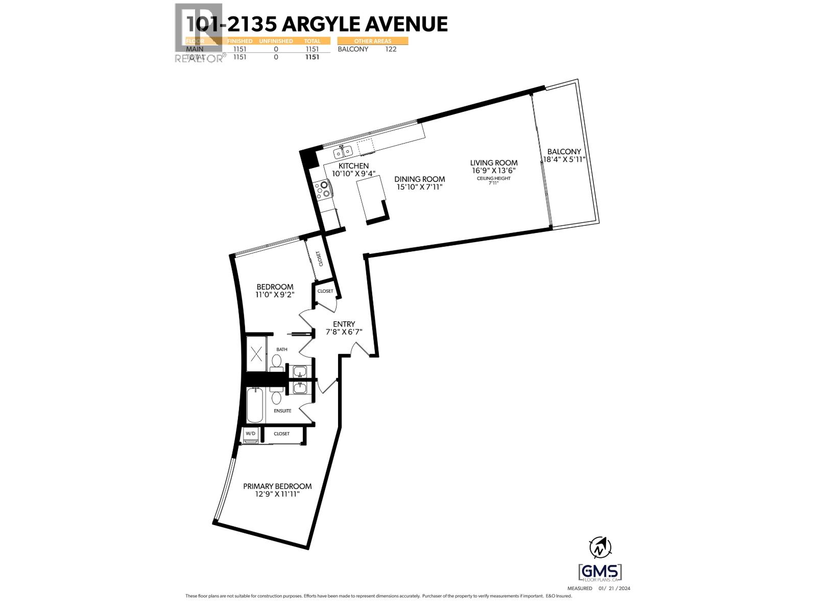 101 2135 Argyle Avenue, West Vancouver, British Columbia  V7V 1A5 - Photo 12 - R3019702