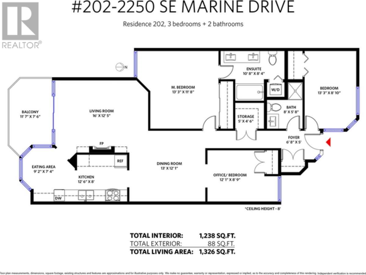 Listing Picture 21 of 36 : 202 2250 SE MARINE DRIVE, Vancouver / 溫哥華 - 魯藝地產 Yvonne Lu Group - MLS Medallion Club Member