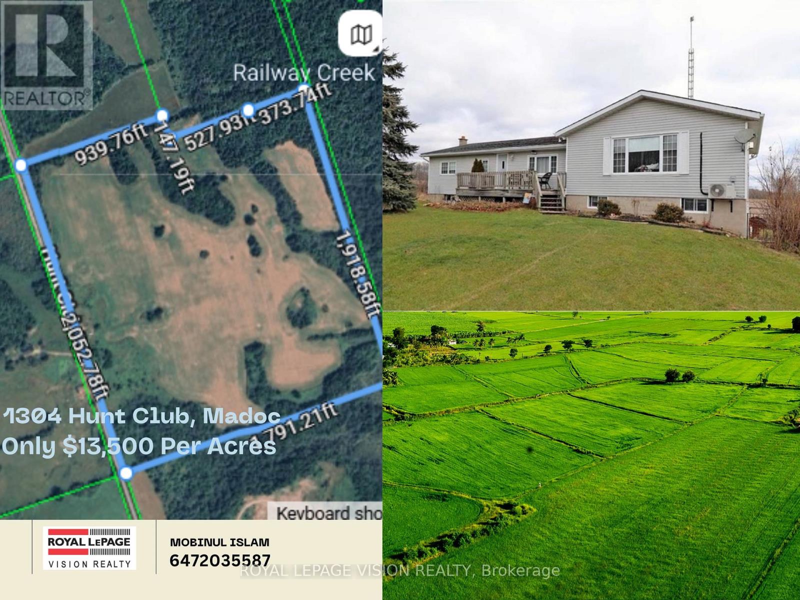 Land + Bldg - 1304 Hunt Club Road, Madoc, Ontario  K0K 2K0 - Photo 2 - X12250991