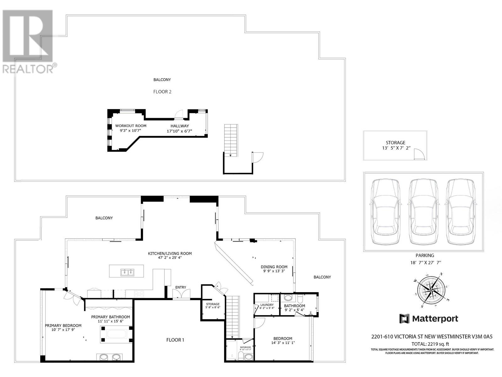 2201 610 Victoria Street, New Westminster, British Columbia  V3M 0A5 - Photo 4 - R3020967