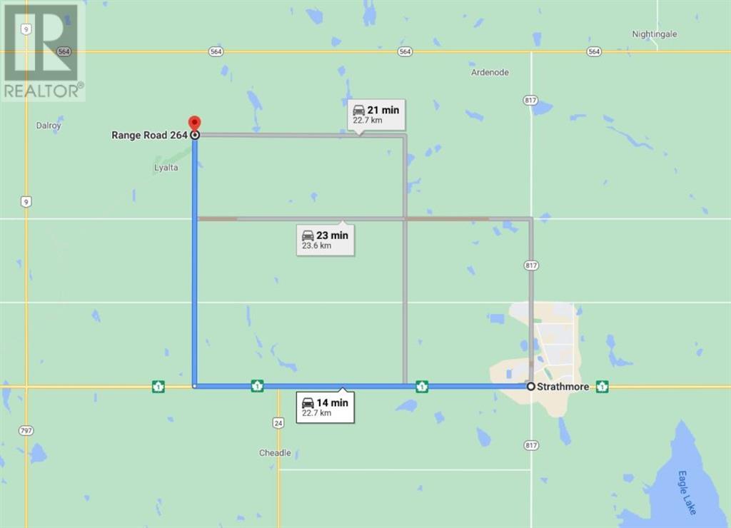 W4r26t25s16qnw Range Road 264 Range, Rural Wheatland County, Alberta  T0L 0Y0 - Photo 1 - A2186461