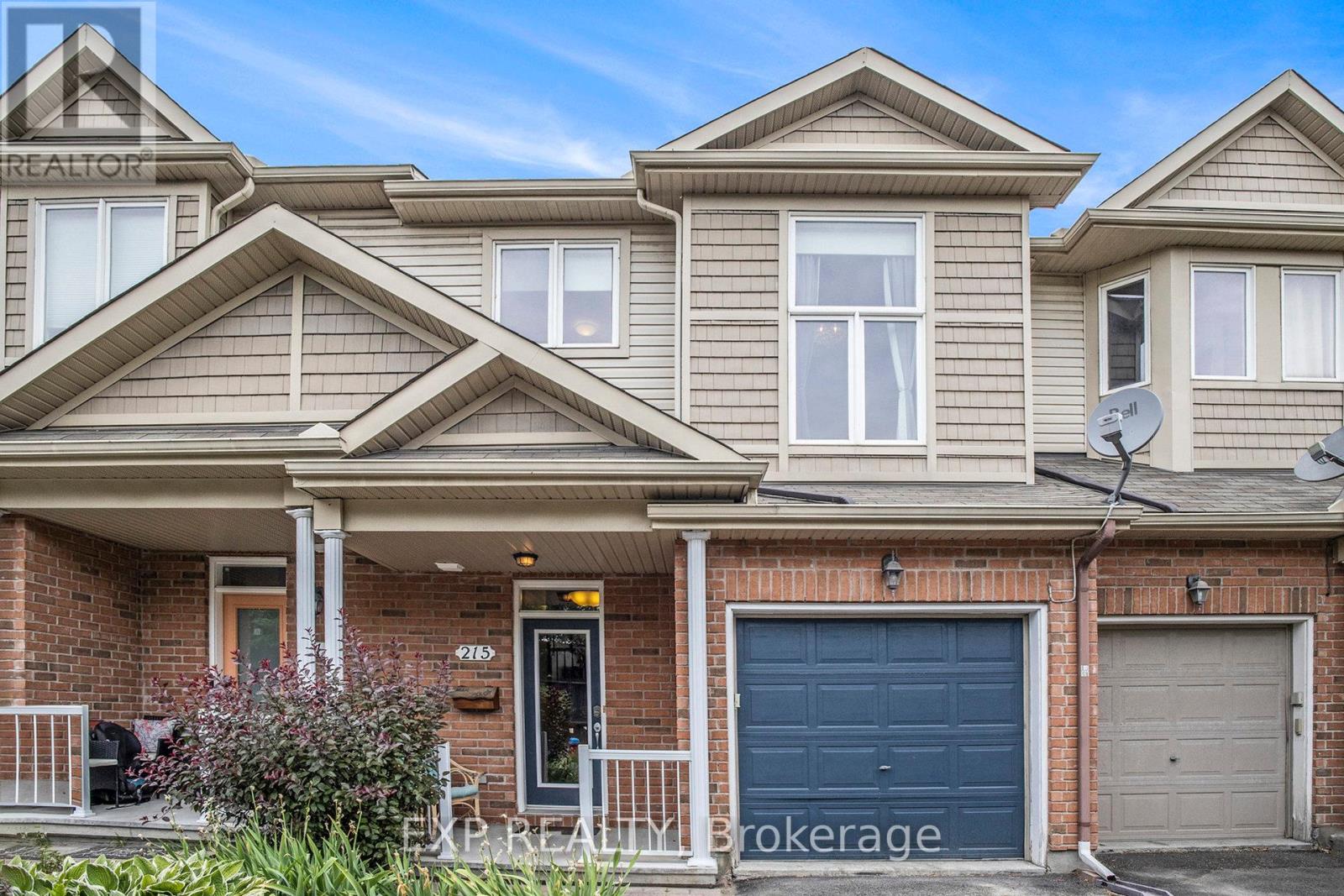 215 Parkrose Ottawa, Ontario Welcome to this charming townhome nestled in the highly desirable Sandpiper Cove community, just moments from Petrie Island Beach and the scenic bike and walking trails along the Ottawa River. This home perfectly blends charm, functionality, and location. Step into a spacious foyer with soaring ceilings that lead into an inviting open-concept main level. The well-equipped kitchen with a gas range stove offers great space for when cooking your home cooked meals and flows seamlessly into the generous dining area ideal for hosting gatherings while the cozy living room features a warm fireplace, creating the perfect ambiance for relaxing evenings.Upstairs, you'll find three well-sized bedrooms and a convenient laundry room. The spacious primary suite offers a walk-in closet and a luxurious ensuite complete with a soaker tub and separate shower. A bright 4-piece bathroom serves the additional bedrooms.The finished basement provides a warm, versatile space with another fireplace perfect for movie nights, entertaining, or a home office. There's also ample storage to keep everything organized.Step outside to enjoy the beautifully landscaped backyard, featuring a lovely seating area under the gazebo in your own private retreat.Located close to parks, schools, shopping, and with easy access to Highway 174, this home offers the perfect mix of comfort, convenience, and an active outdoor lifestyle. (id:48254)
