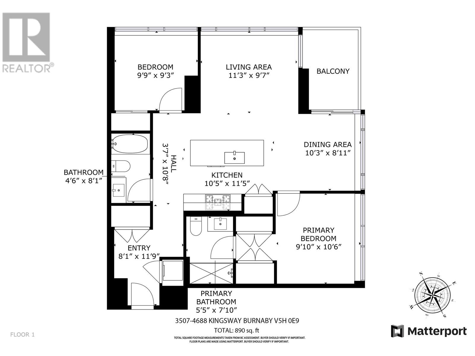 3507 4688 Kingsway, Burnaby, British Columbia  V5H 4L9 - Photo 23 - R3020954