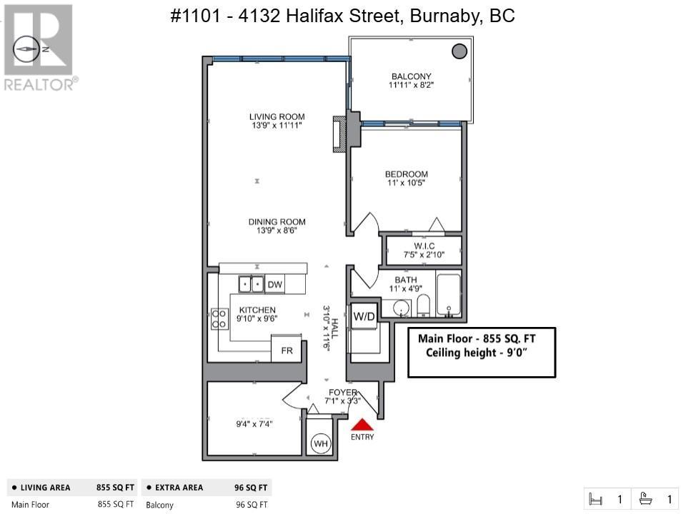 1101 4132 Halifax Street, Burnaby, British Columbia  V5C 6V1 - Photo 40 - R3020990