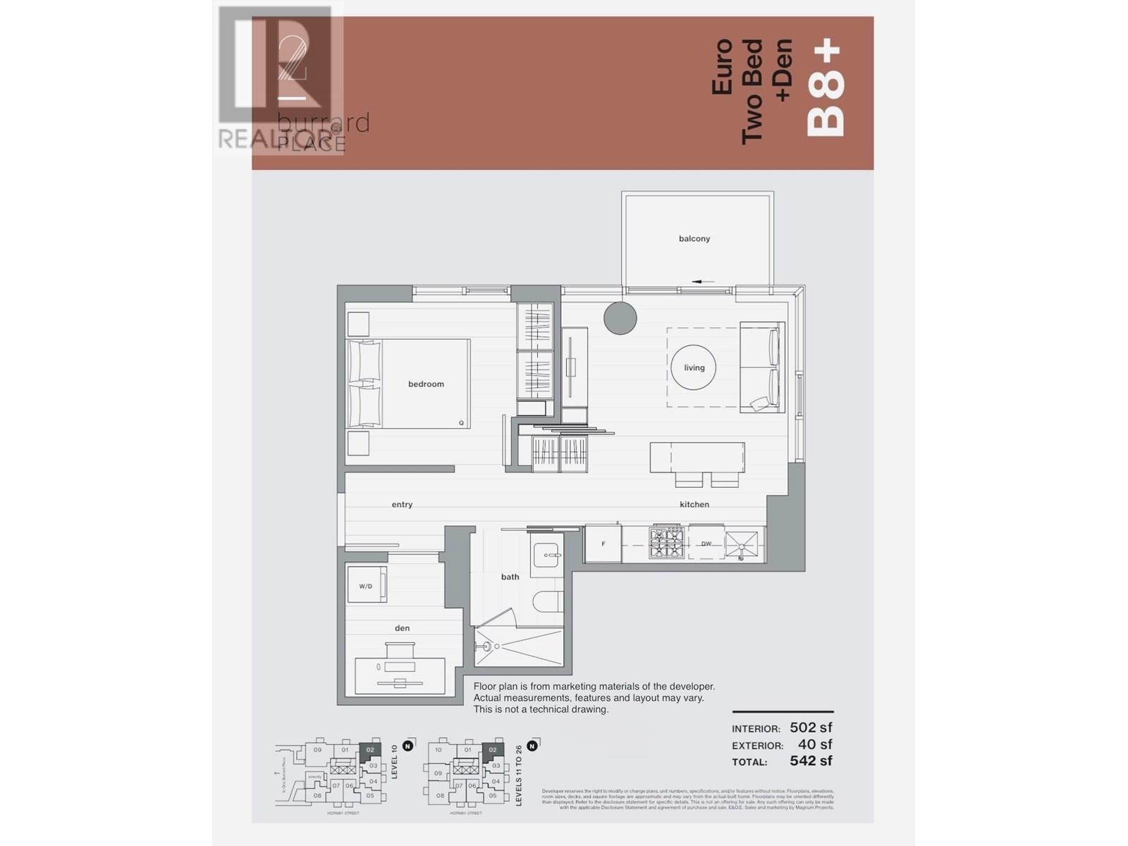 1802 1277 Hornby Street, Vancouver, British Columbia  V6Z 1W4 - Photo 2 - R3014515