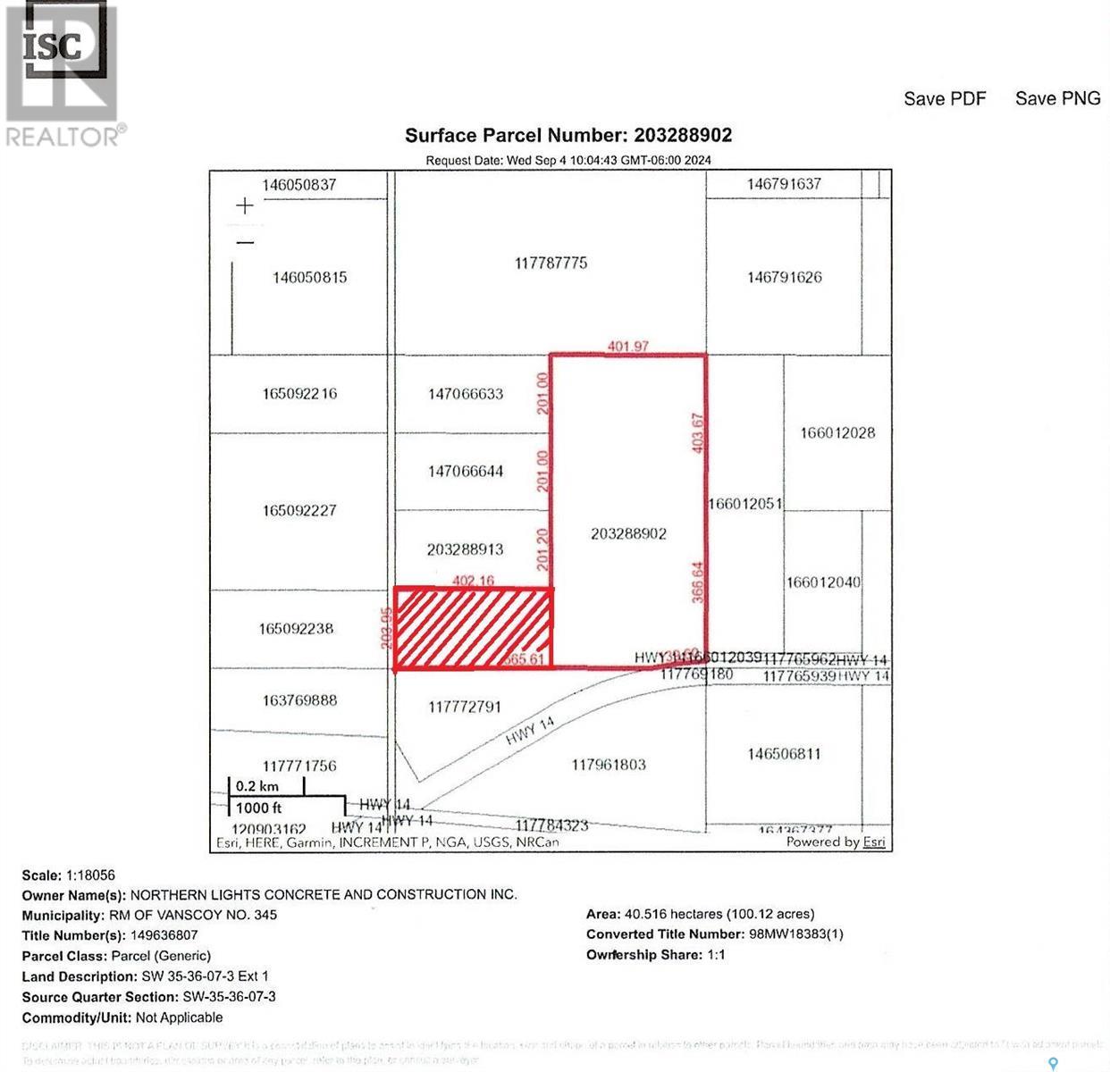 Senger 20 acres, Vanscoy Rm No. 345, Saskatchewan