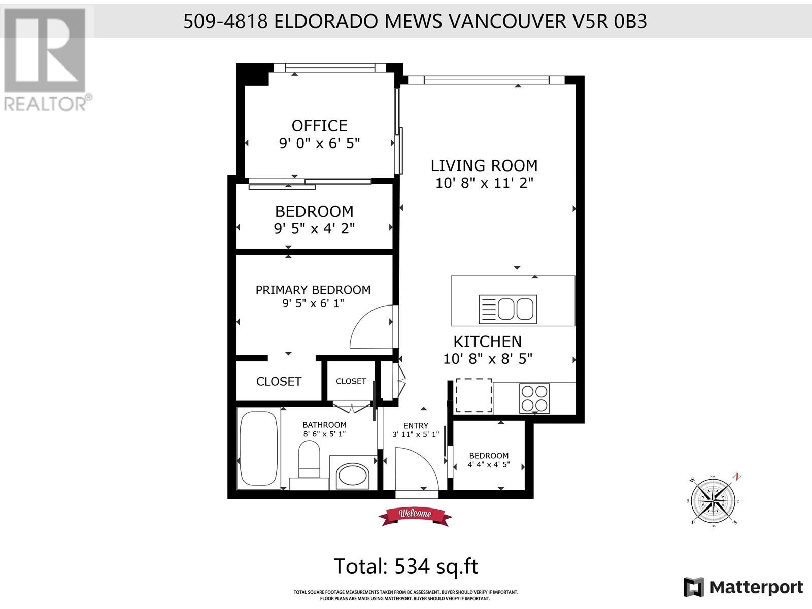509 4818 Eldorado Mews, Vancouver, British Columbia  V5R 0B3 - Photo 20 - R3022795
