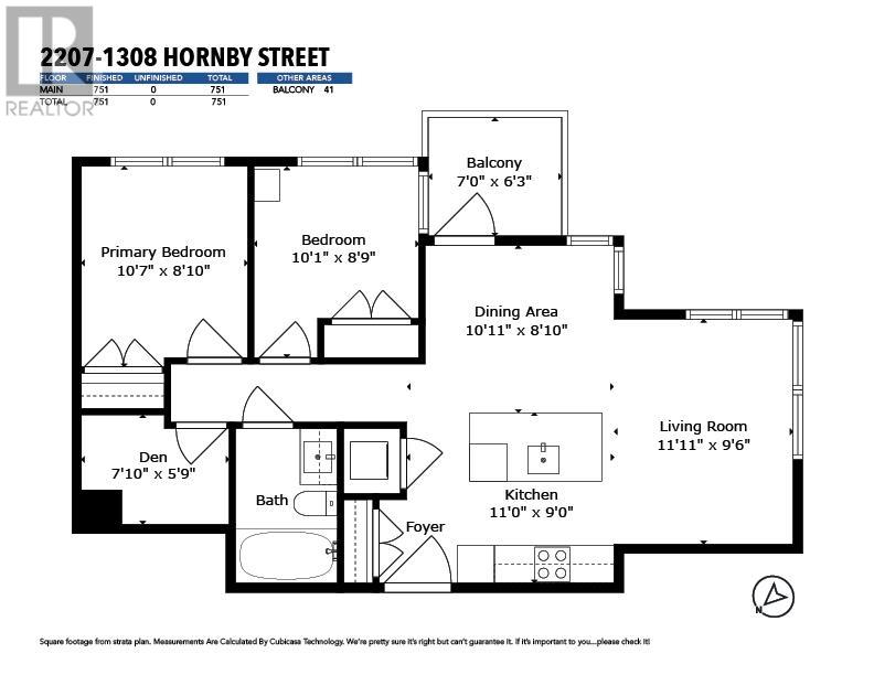 2207 1308 Hornby Street, Vancouver, British Columbia  V6Z 0C5 - Photo 25 - R3017659