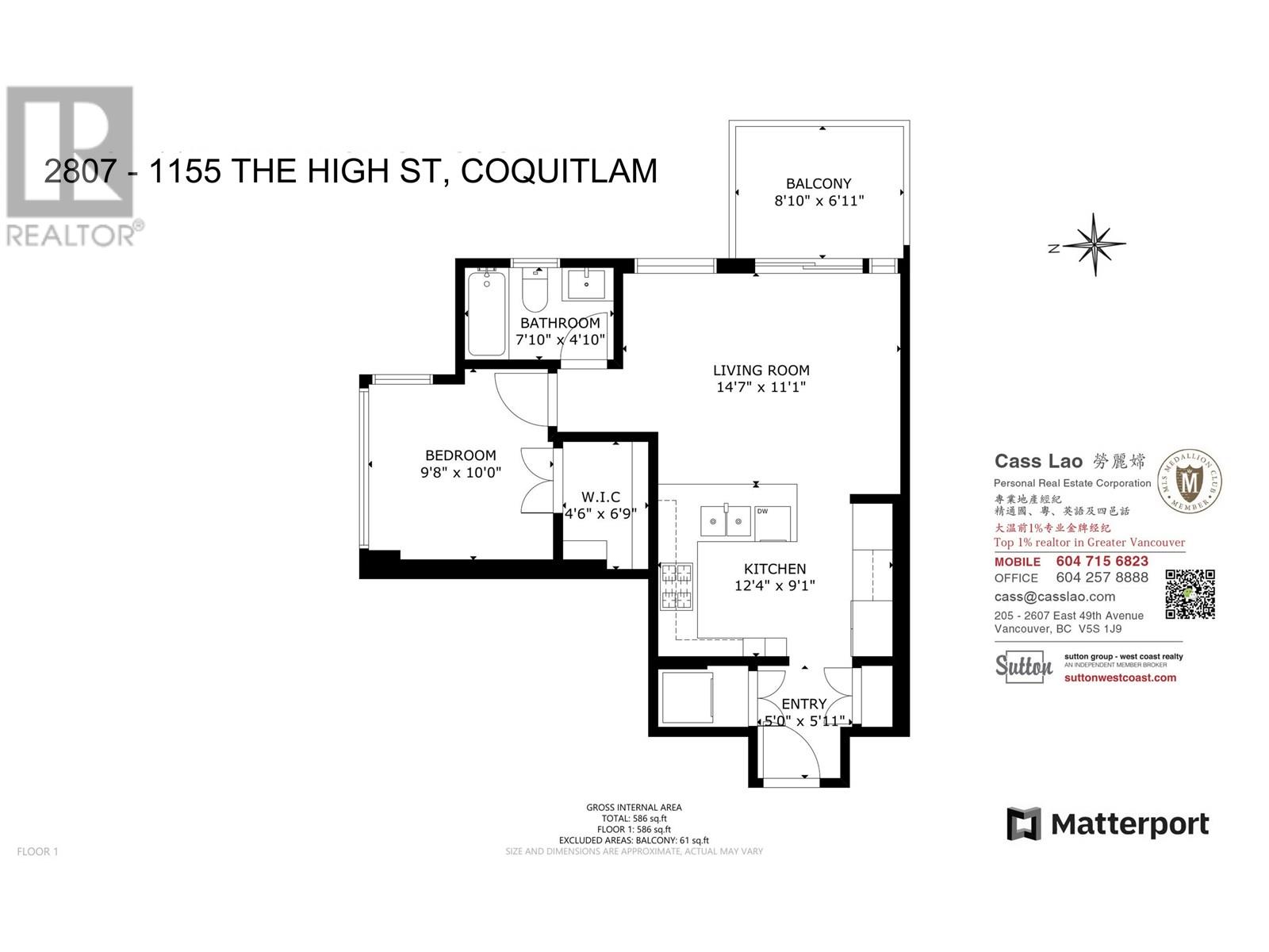 2807 1155 The High Street, Coquitlam, British Columbia  V3B 7W4 - Photo 24 - R3023070