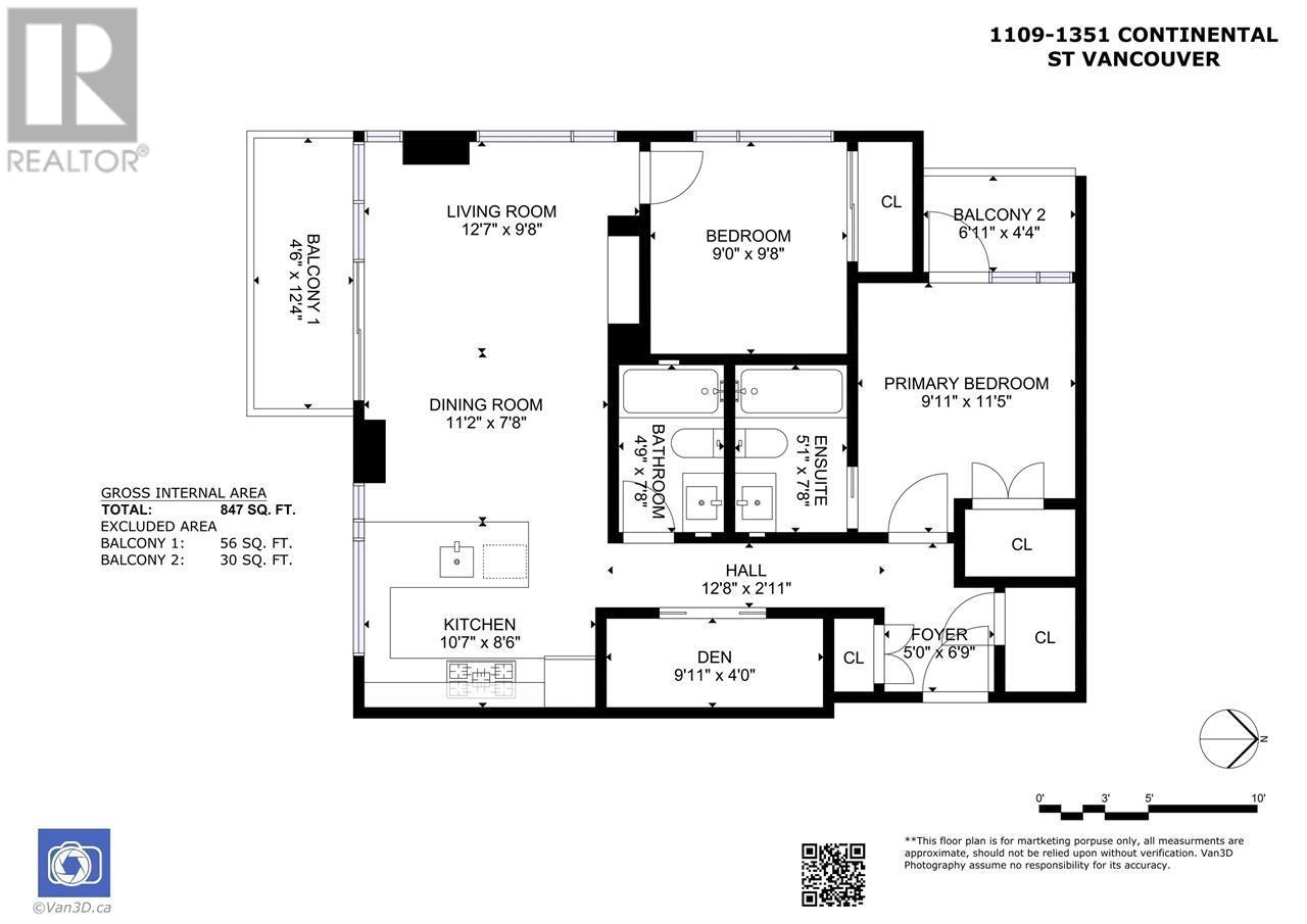1109 1351 Continental Street, Vancouver, British Columbia  V6Z 0C6 - Photo 27 - R3024090