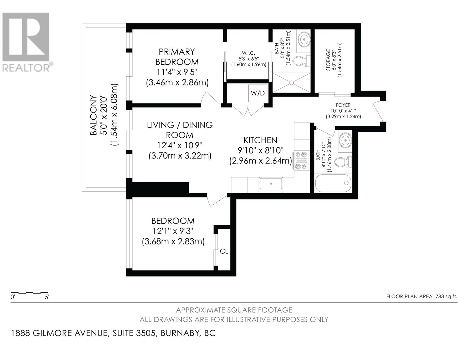 3505 1888 Gilmore Avenue, Burnaby, British Columbia  V5C 0L2 - Photo 15 - R3021261