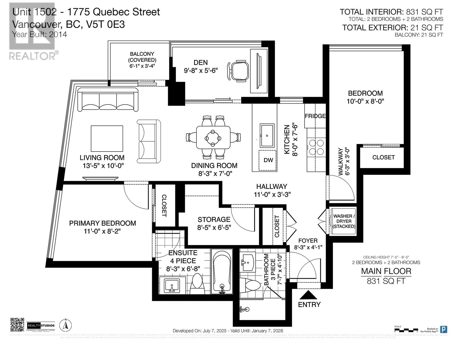 1502 1775 Quebec Street, Vancouver, British Columbia  V5T 0E3 - Photo 34 - R3024422